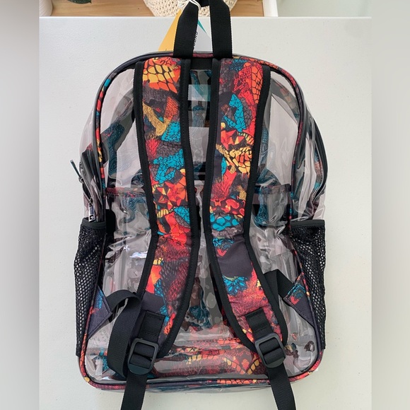 Clear Backpack Heavy Duty Backpacks Clear Bookbag Stadium Approved - Picture 5 of 8